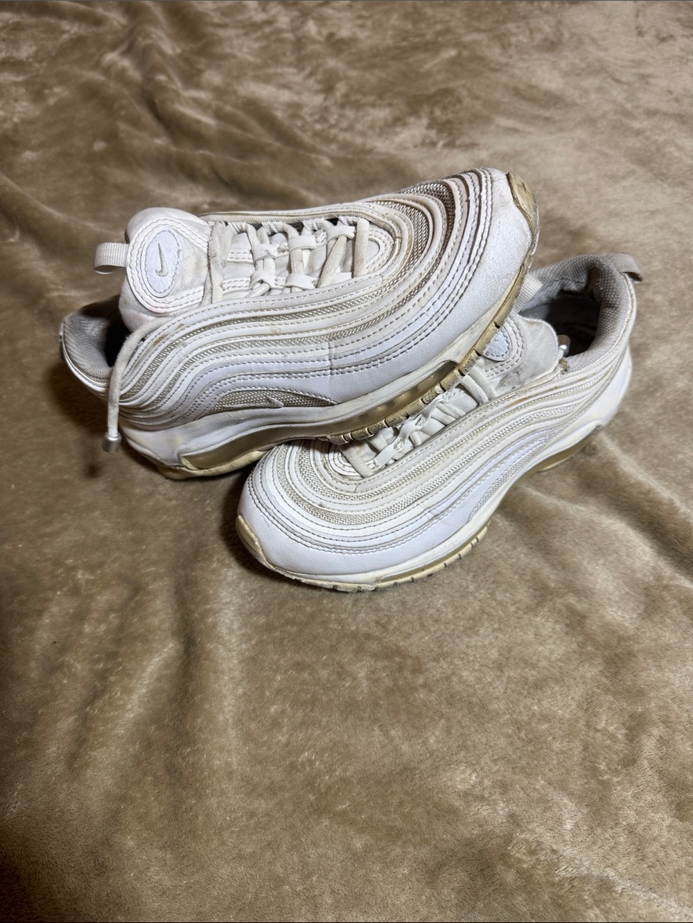 Nike Off-White/Cream Air Max 97 Sneakers